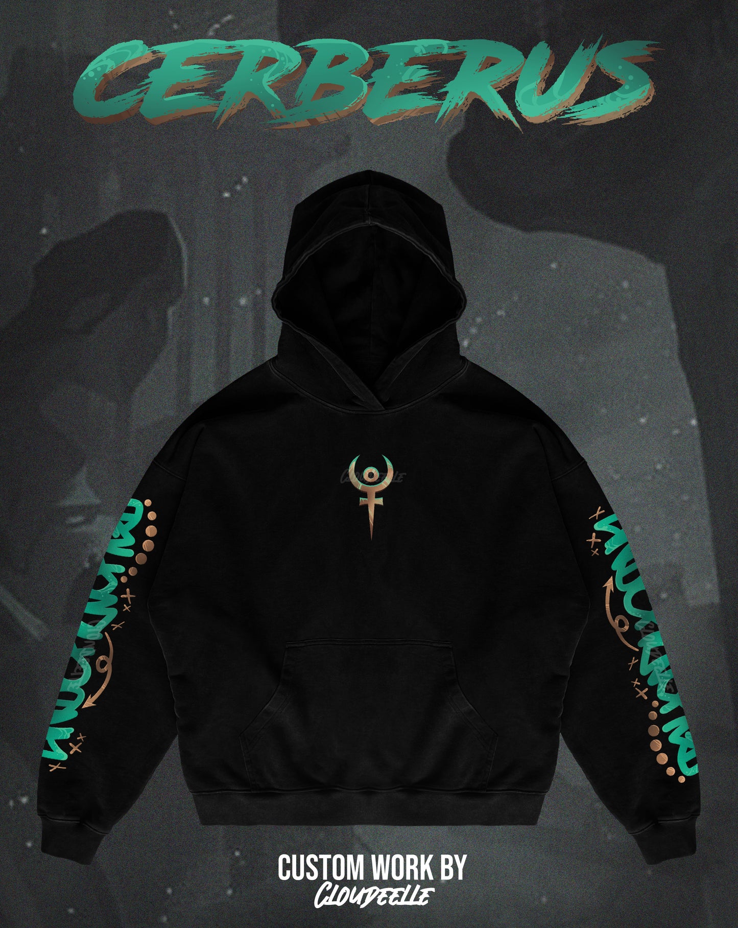 "Hade's Cerberus" - Oversized Hoodie