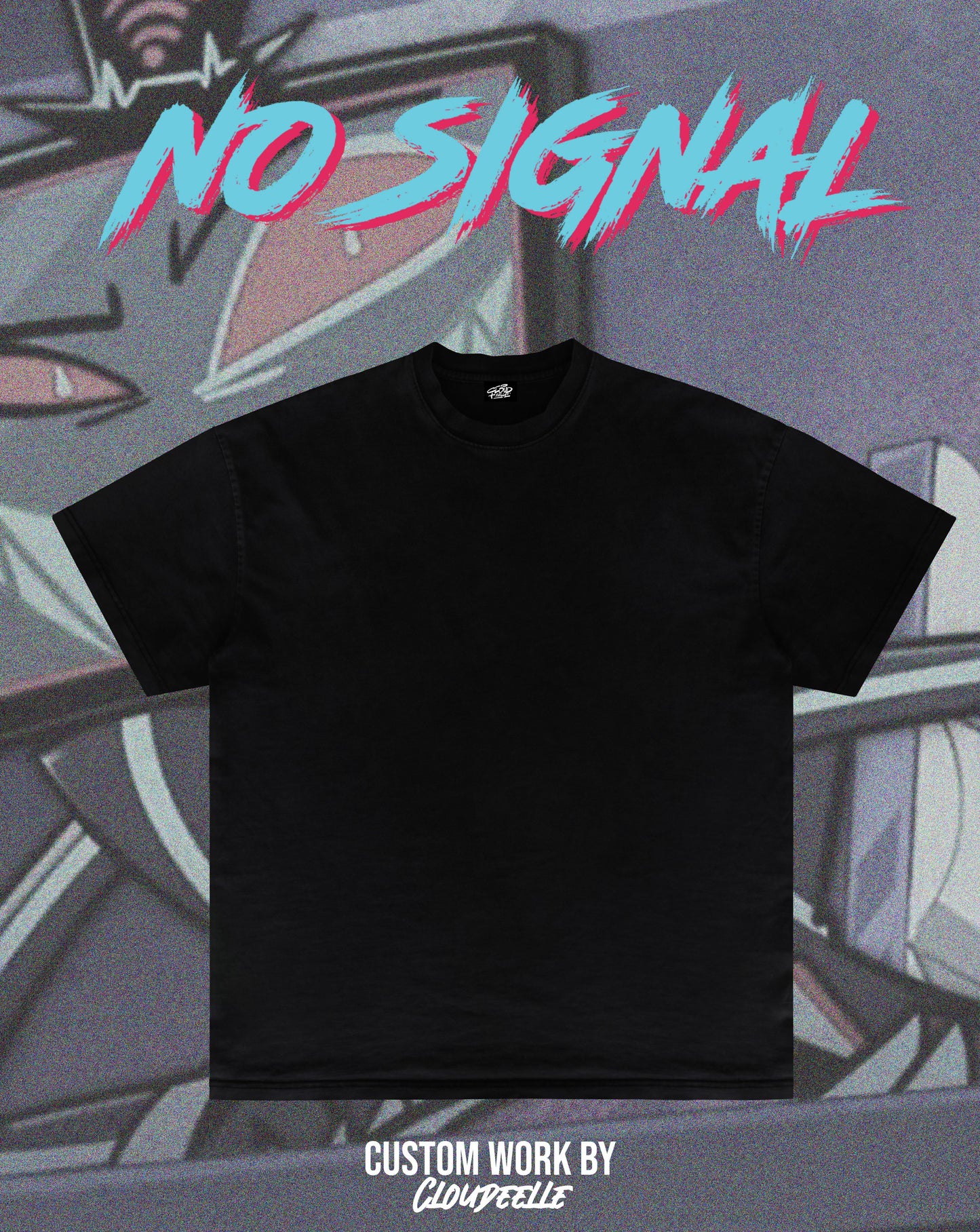 "No Signal" - Oversized Tee