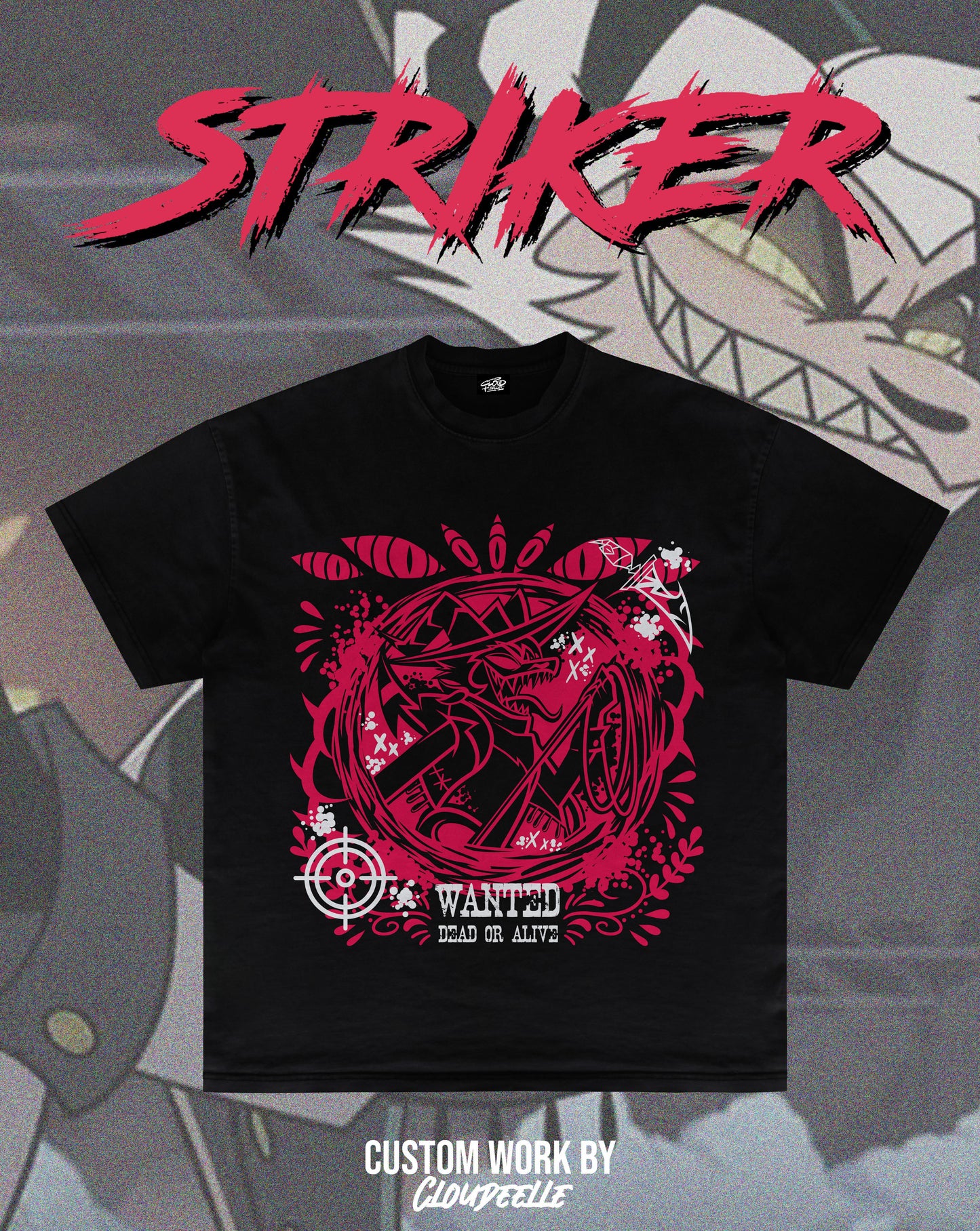 "Striker" - Oversized Tee