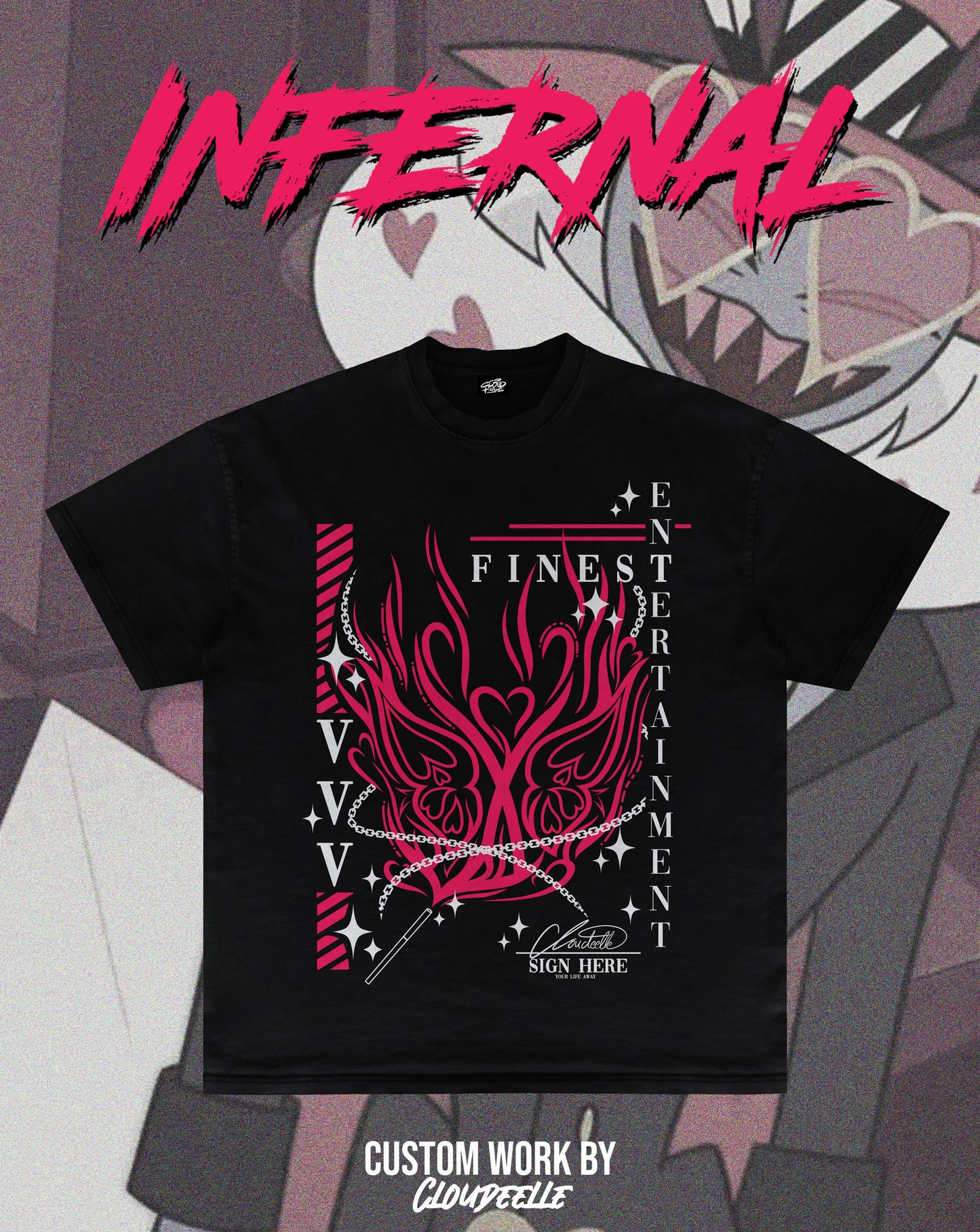 "Infernal" - Oversized Tee