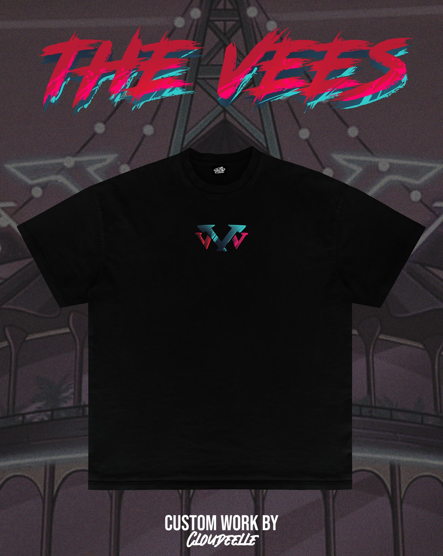 "The Vees" - Oversized Tee
