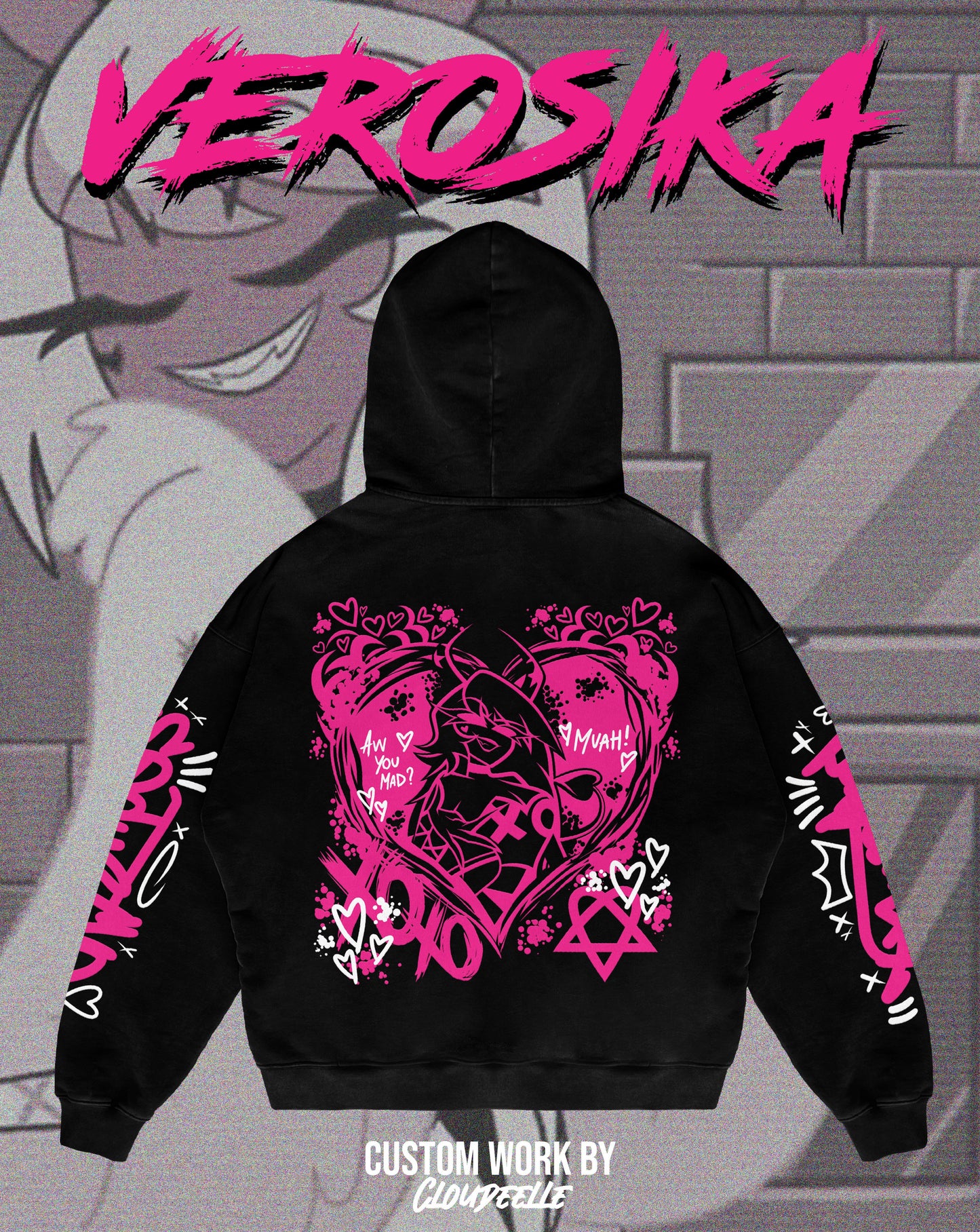 "Verosika" - Oversized ZIP-UP Hoodie
