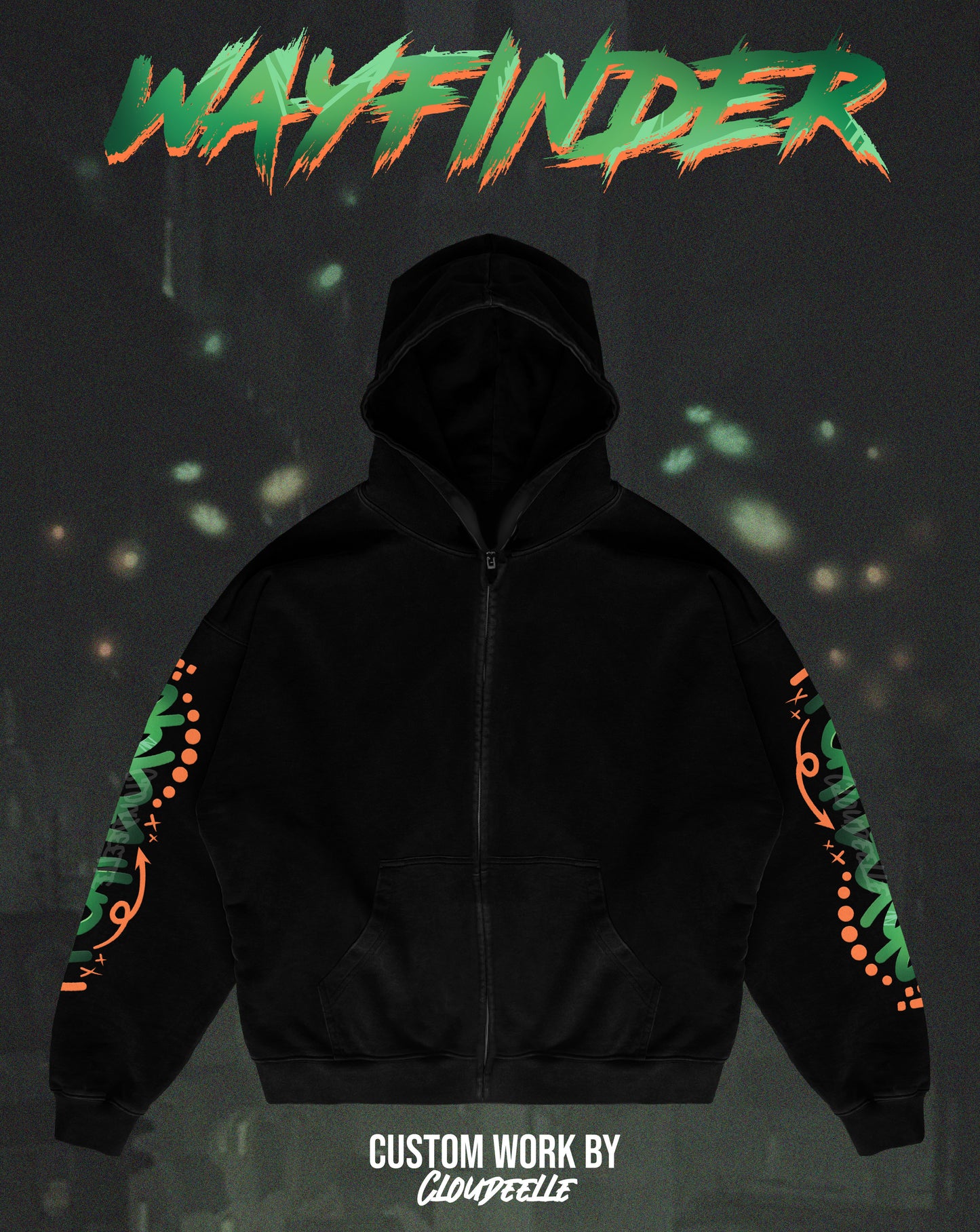 "Wayfinder" - Oversized ZIP-UP Hoodie