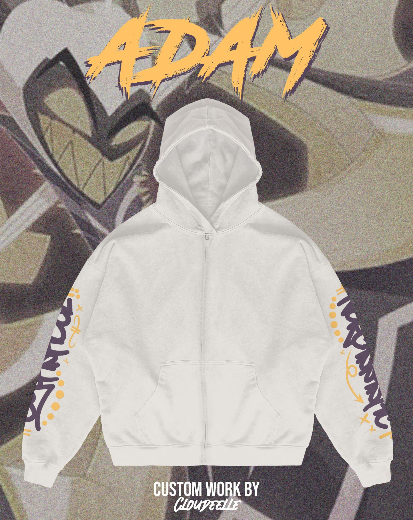 "Adam" - Oversized ZIP-UP Hoodie