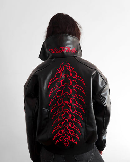 "NC Legend" - PU Leather Jacket (Ready To Ship)