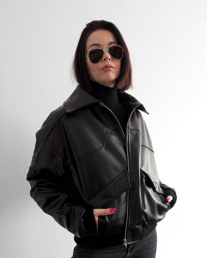 "NC Legend" - PU Leather Jacket (Ready To Ship)