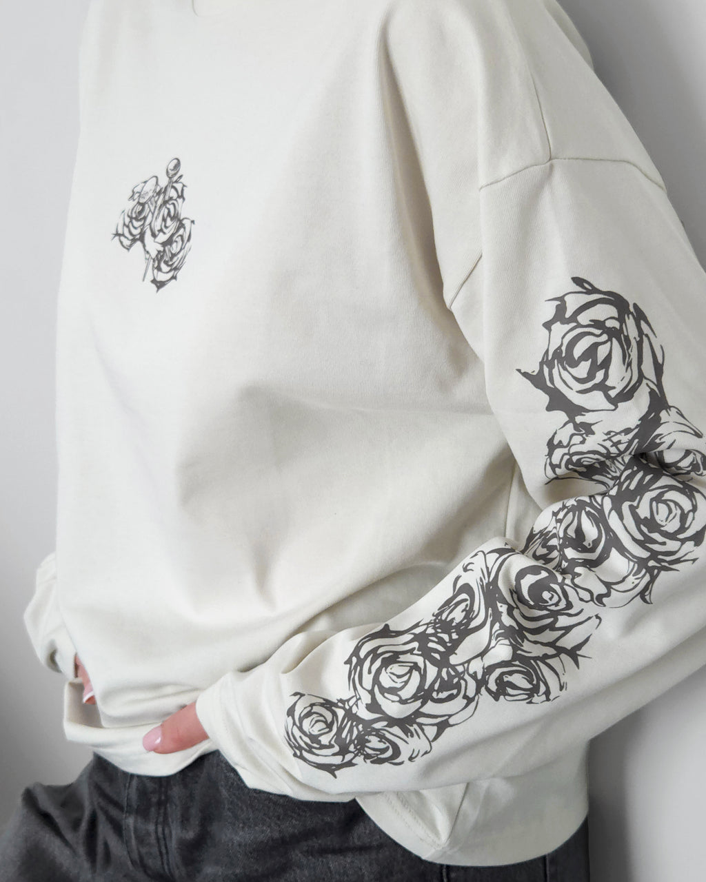 "Resonance" - Oversized Boxy LS Tee