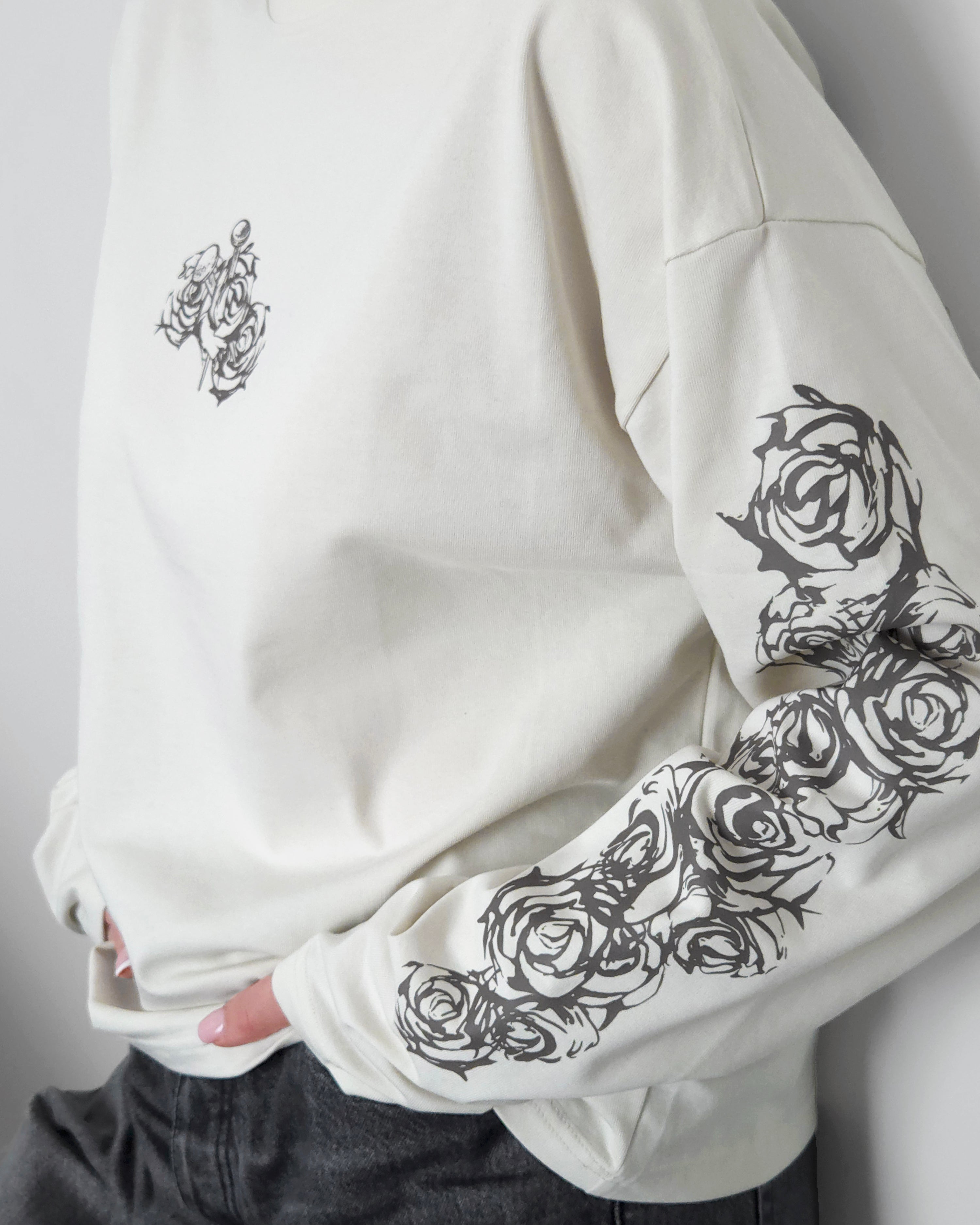 "Resonance" - Oversized Boxy LS Tee