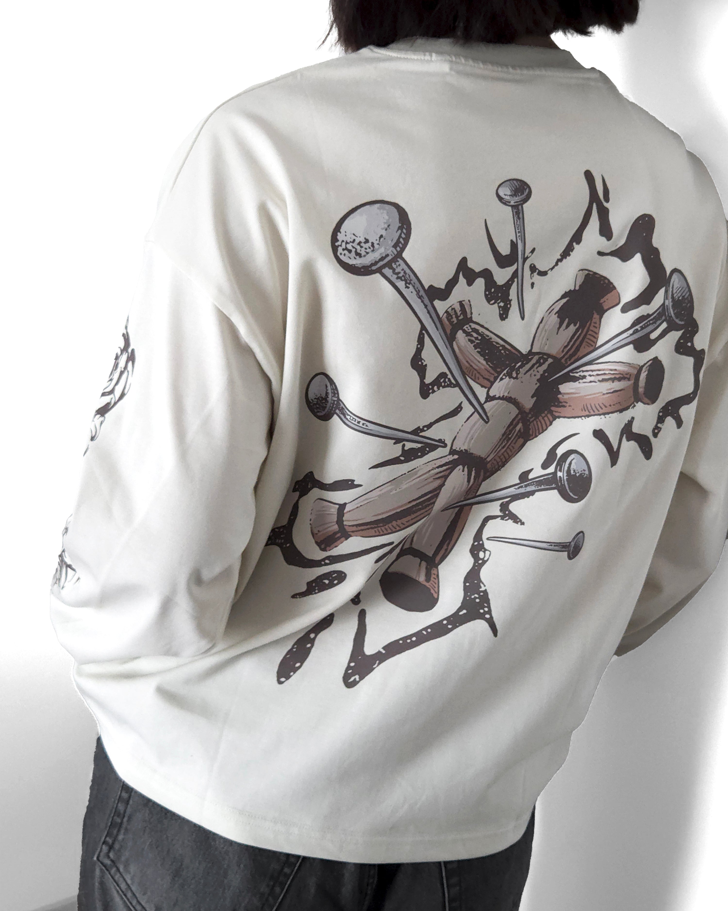 "Resonance" - Oversized Boxy LS Tee