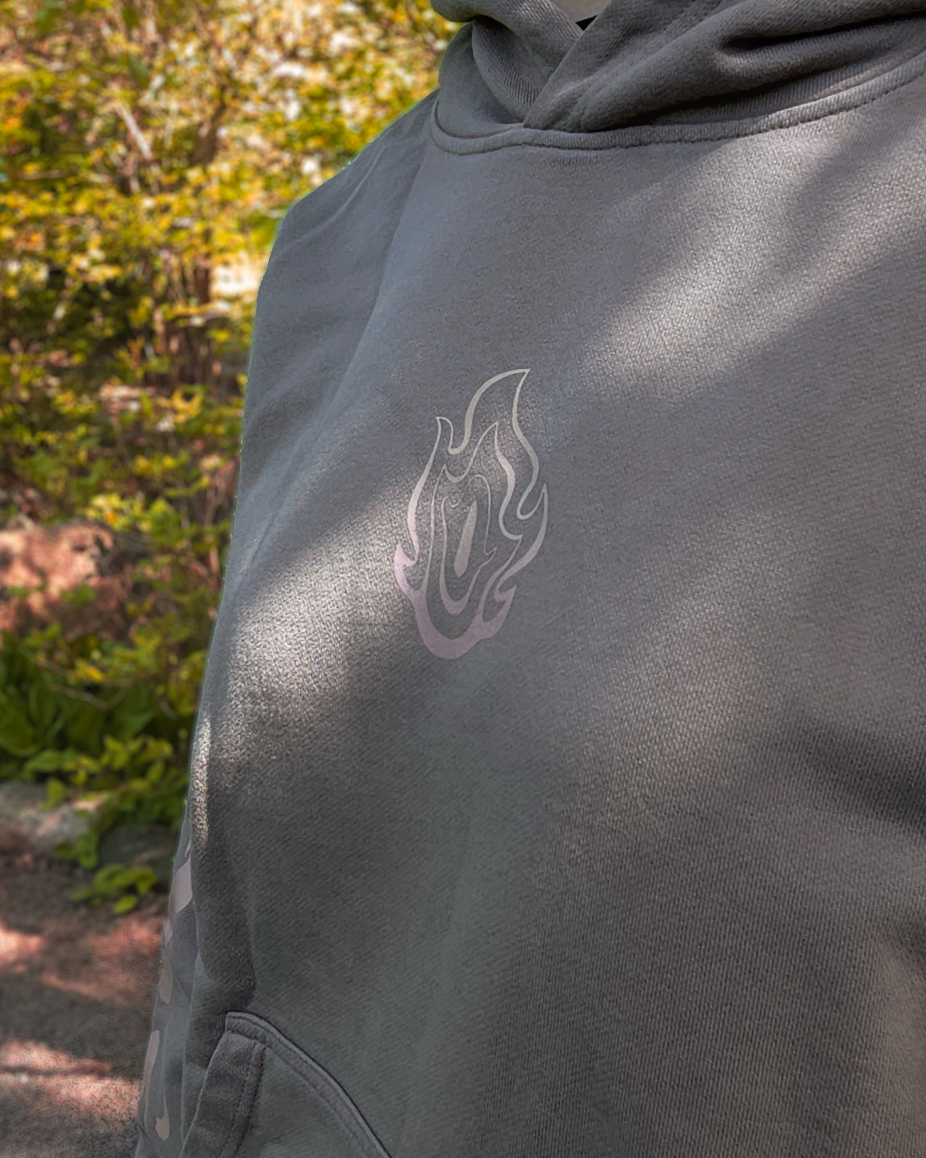 "Blazing Heart" - Oversized Hoodie