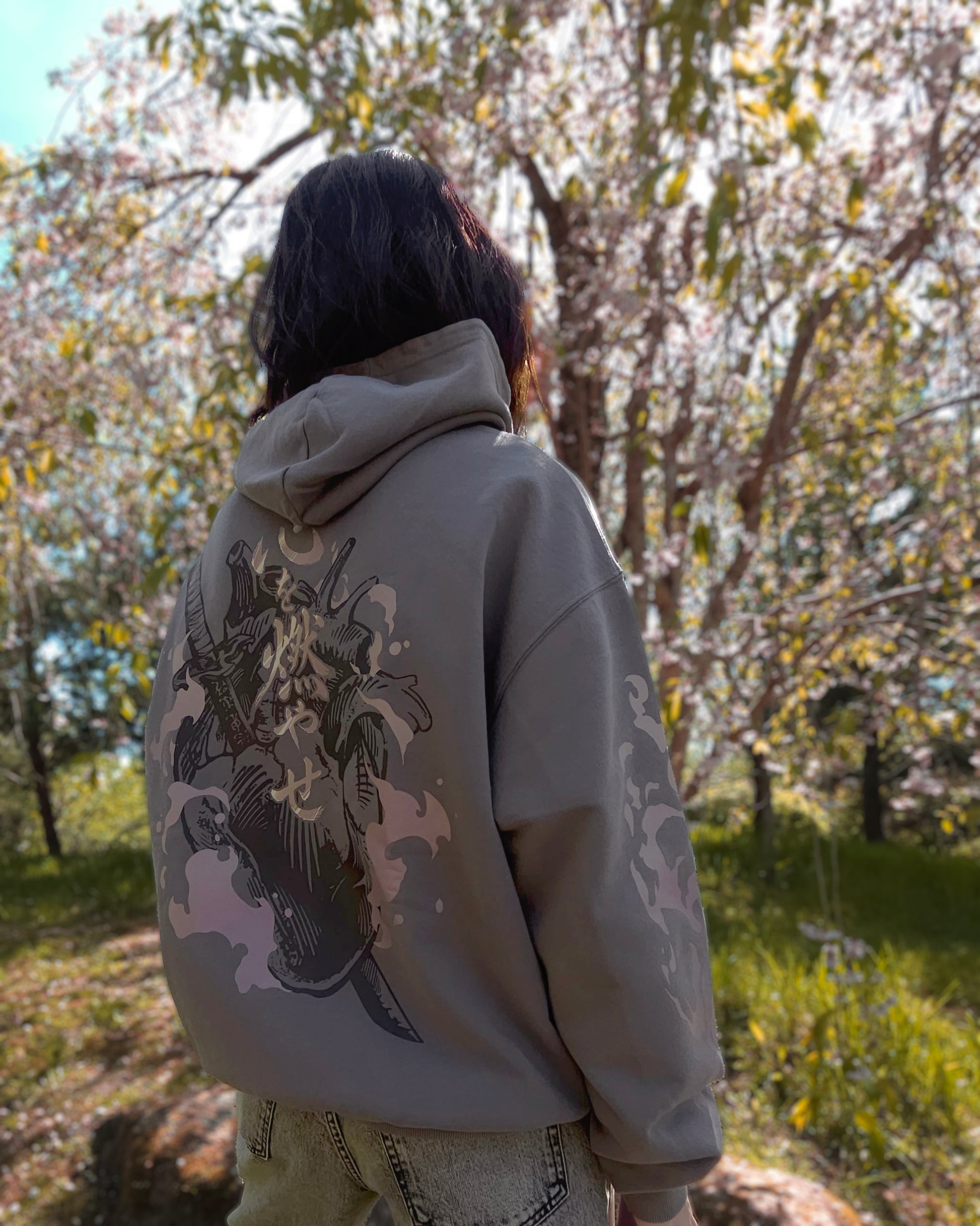 "Blazing Heart" - Oversized Hoodie