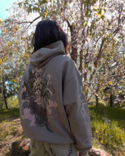 "Blazing Heart" - Oversized Hoodie