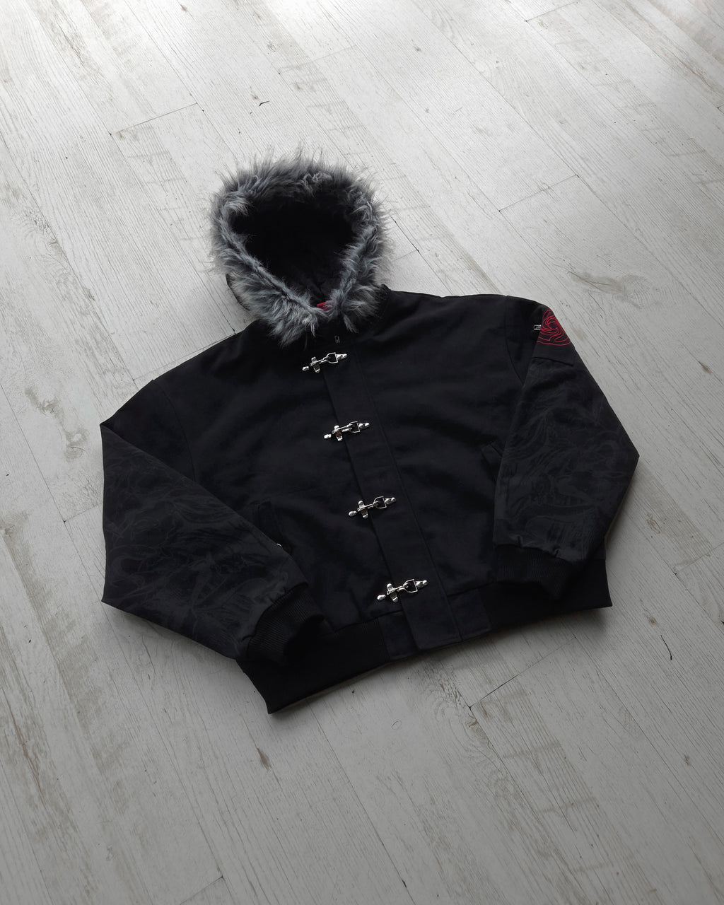 "The Ten Shadows" - Canvas Clasp Bomber Jacket