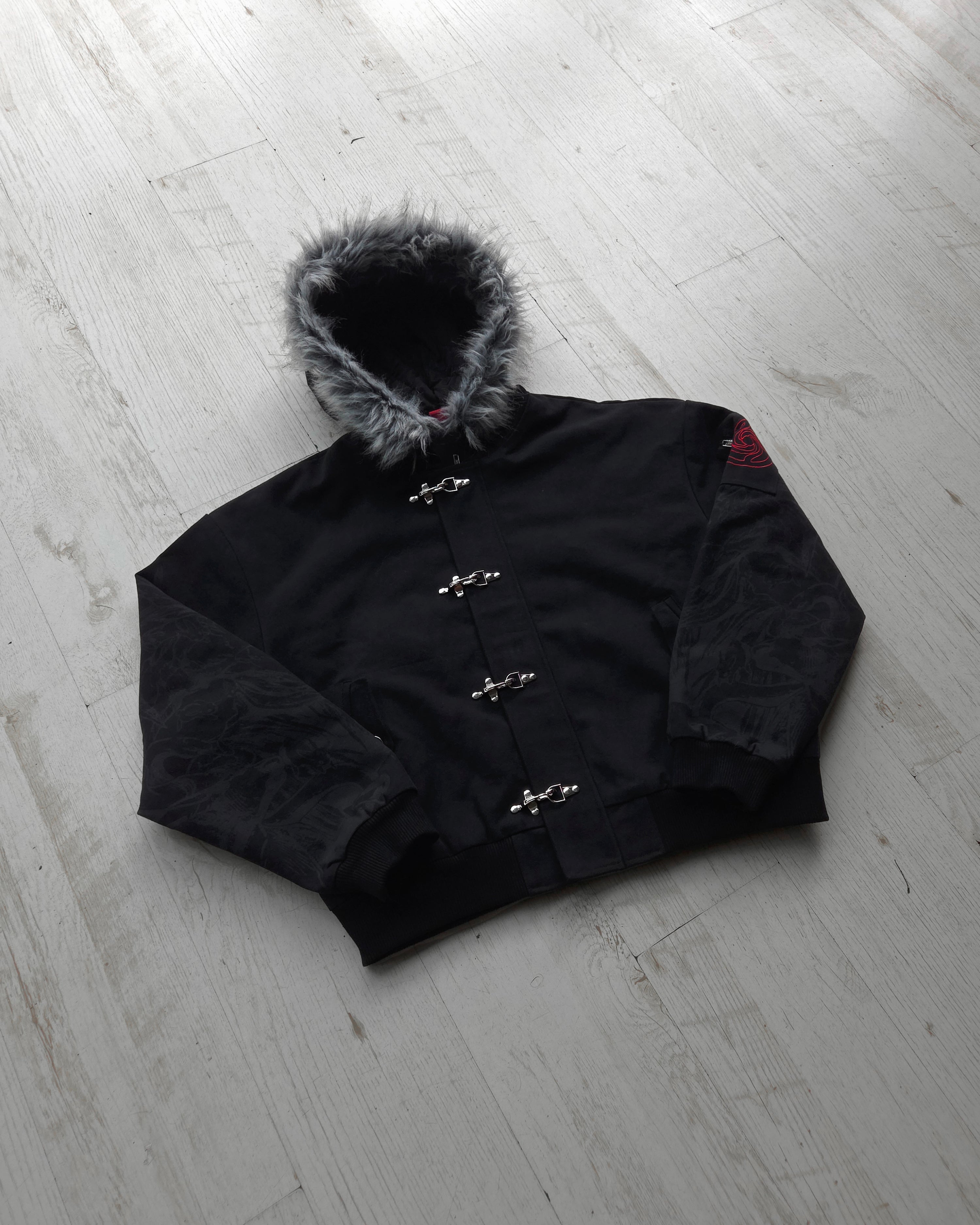 "The Ten Shadows" - Canvas Clasp Bomber Jacket