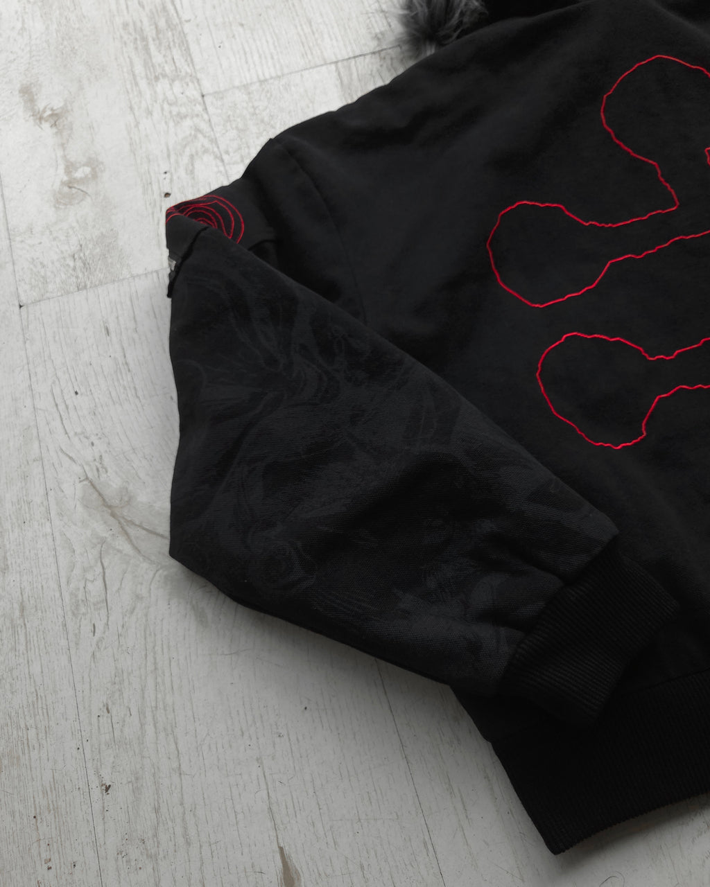 "The Ten Shadows" - Canvas Clasp Bomber Jacket