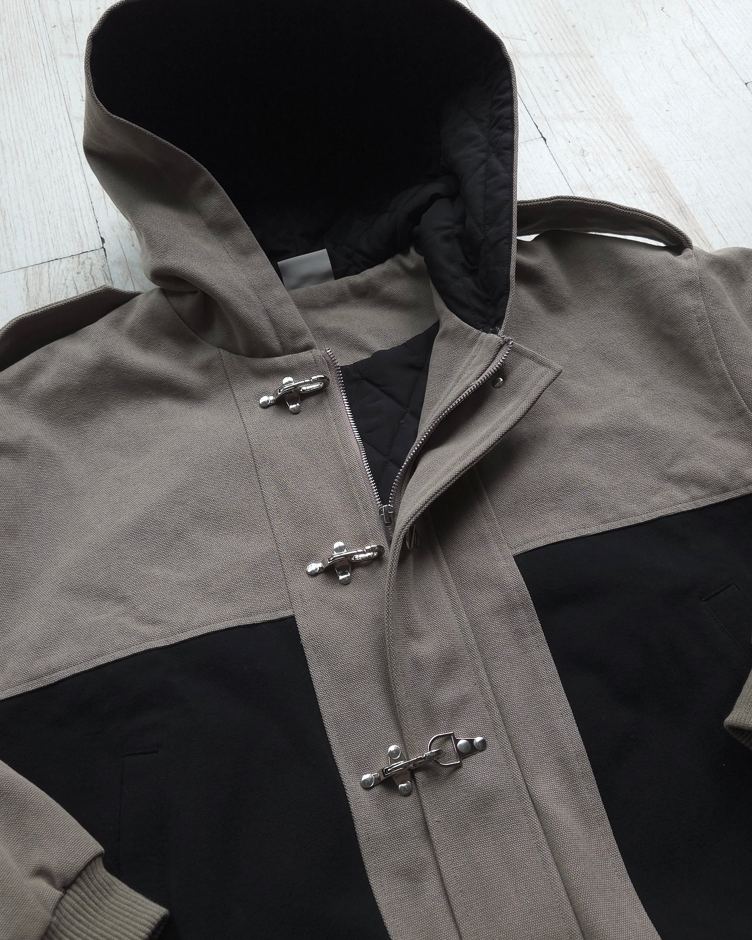 "The Cleaners" - Canvas Clasp Bomber Jacket