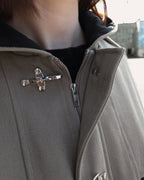 "The Cleaners" - Canvas Clasp Bomber Jacket
