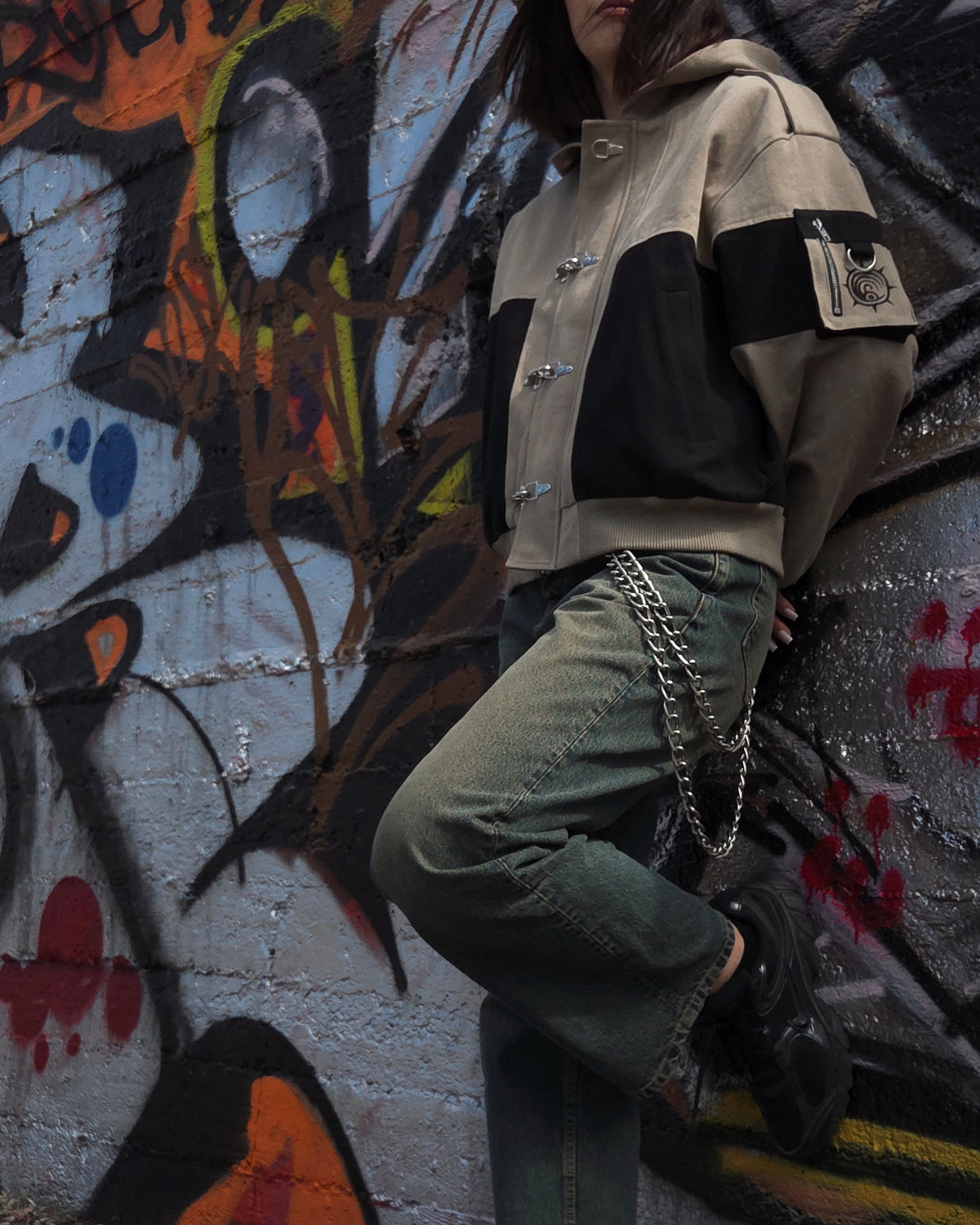[DEFECTED] "The Cleaners" - Canvas Clasp Bomber Jacket (Ready To Ship)