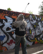 "The Cleaners" - Canvas Clasp Bomber Jacket