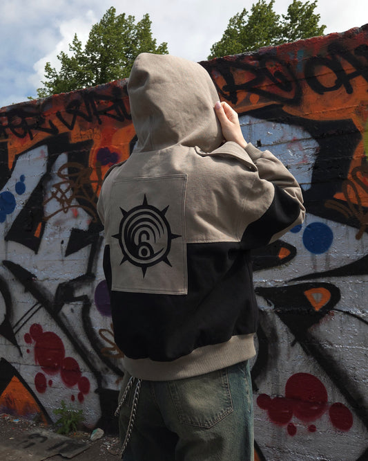 "The Cleaners" - Canvas Clasp Bomber Jacket
