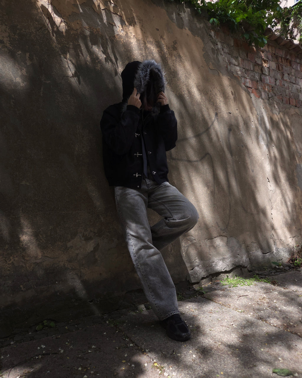 "The Ten Shadows" - Canvas Clasp Bomber Jacket