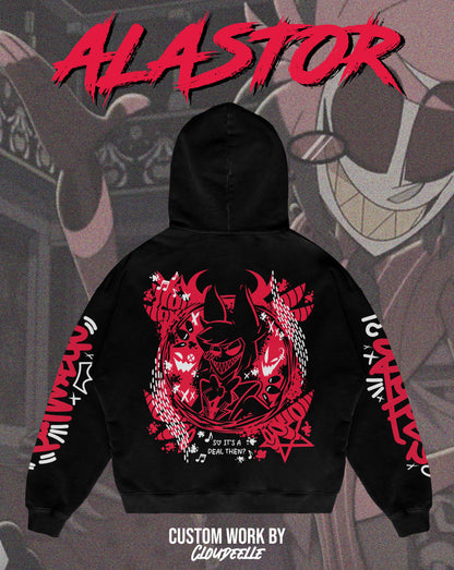"Alastor" - Oversized ZIP-UP Hoodie