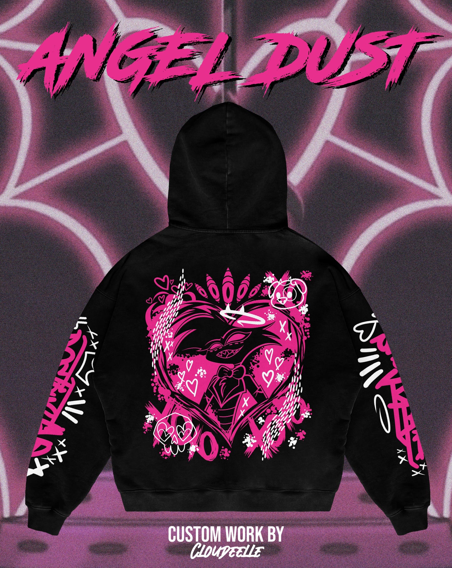 "Angel" - Oversized ZIP-UP Hoodie