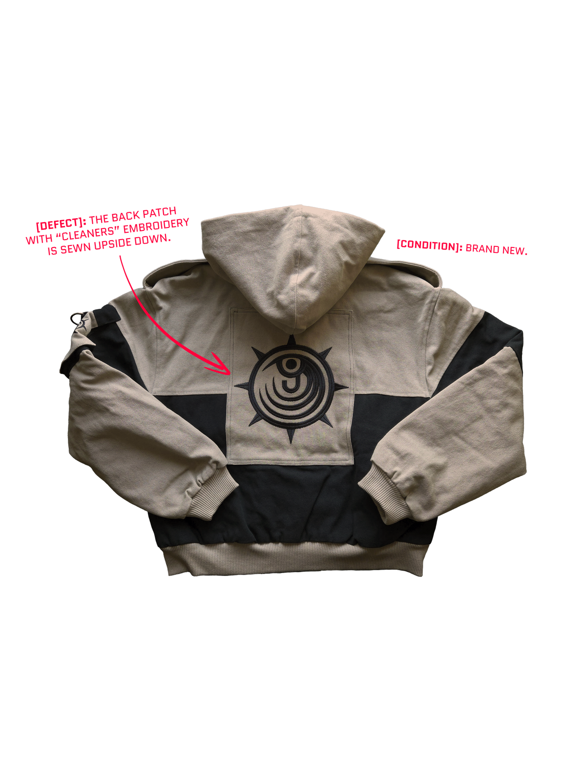 [DEFECTED] "The Cleaners" - Canvas Clasp Bomber Jacket (Ready To Ship)