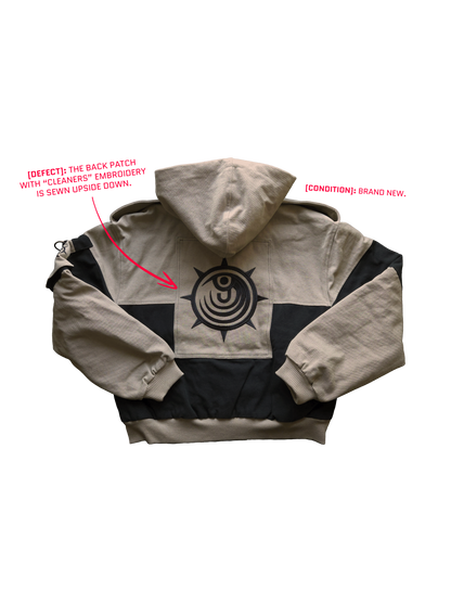 [DEFECTED] "The Cleaners" - Canvas Clasp Bomber Jacket (Ready To Ship)