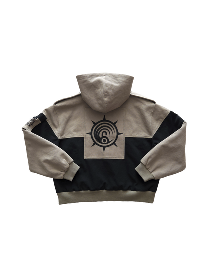 "The Cleaners" - Canvas Clasp Bomber Jacket (Ready To Ship)