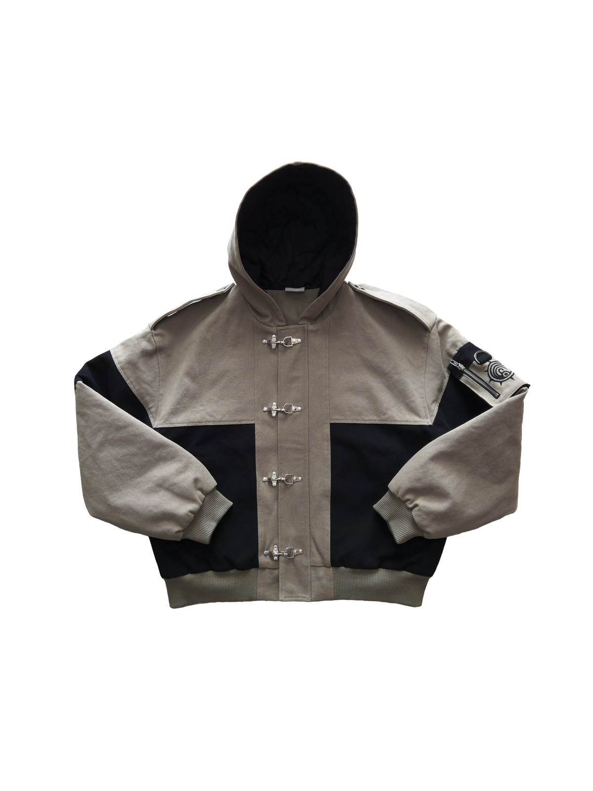[DEFECTED] "The Cleaners" - Canvas Clasp Bomber Jacket (Ready To Ship)
