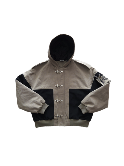 [DEFECTED] "The Cleaners" - Canvas Clasp Bomber Jacket (Ready To Ship)