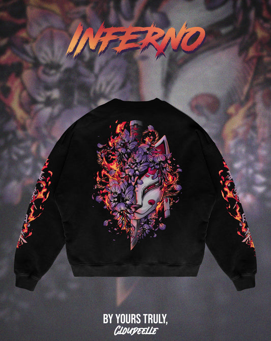 "Inferno" - Oversized Crewneck
