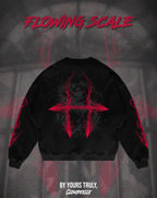 "Flowing Scale" - Oversized Crewneck
