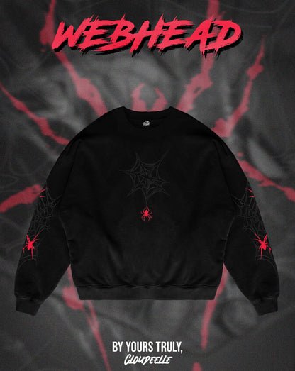 "Webhead" - Oversized Crewneck