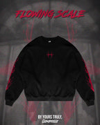 "Flowing Scale" - Oversized Crewneck