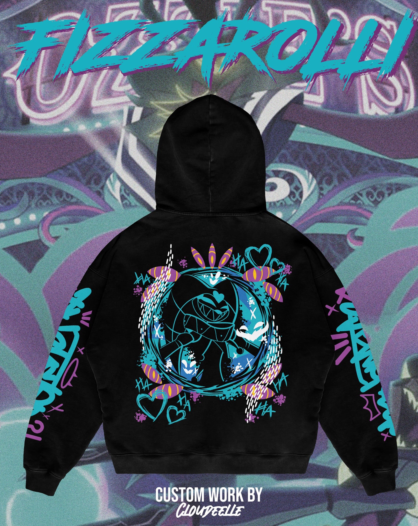 "Fizzarolli" - Oversized ZIP-UP Hoodie
