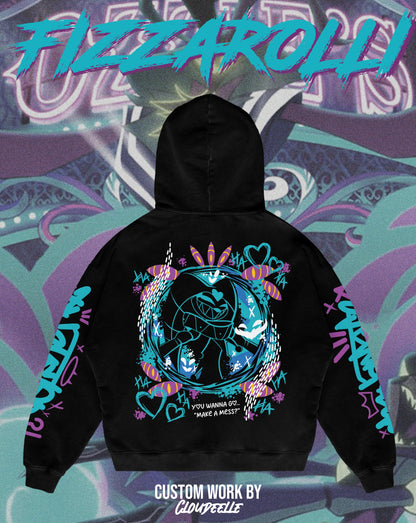 "Fizzarolli" - Oversized ZIP-UP Hoodie
