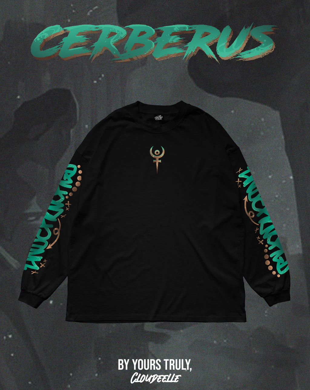 "Cerberus" - Oversized Longsleeve Tee