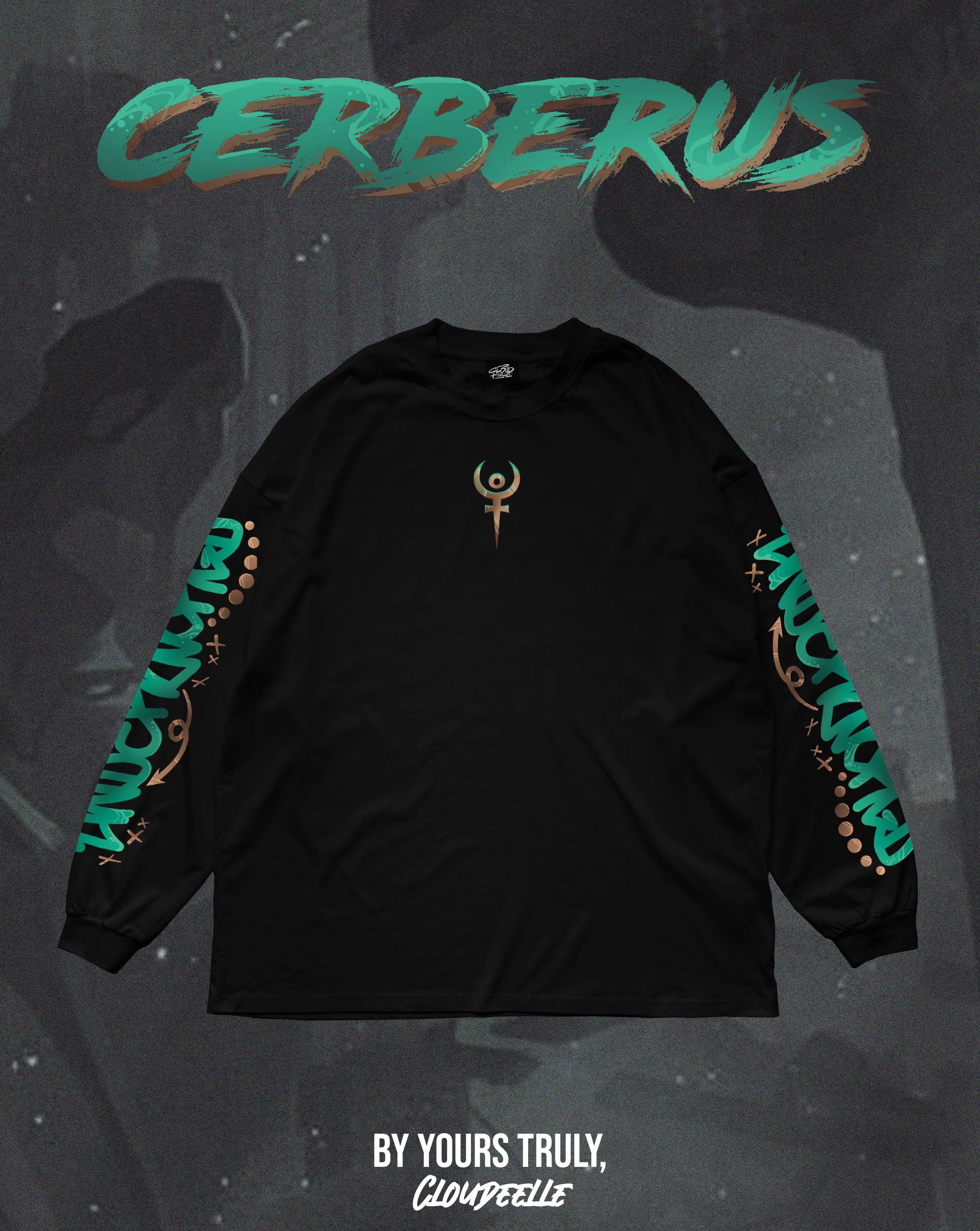 "Cerberus" - Oversized Longsleeve Tee