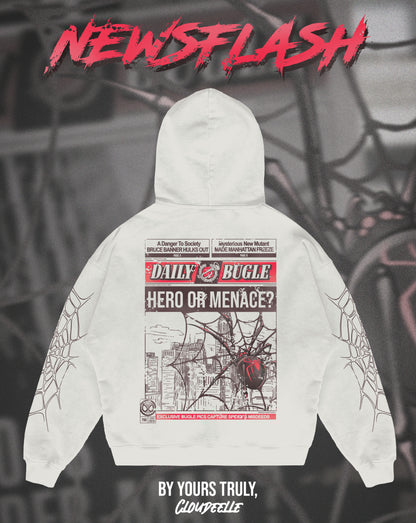 "Newsflash" - Oversized Hoodie