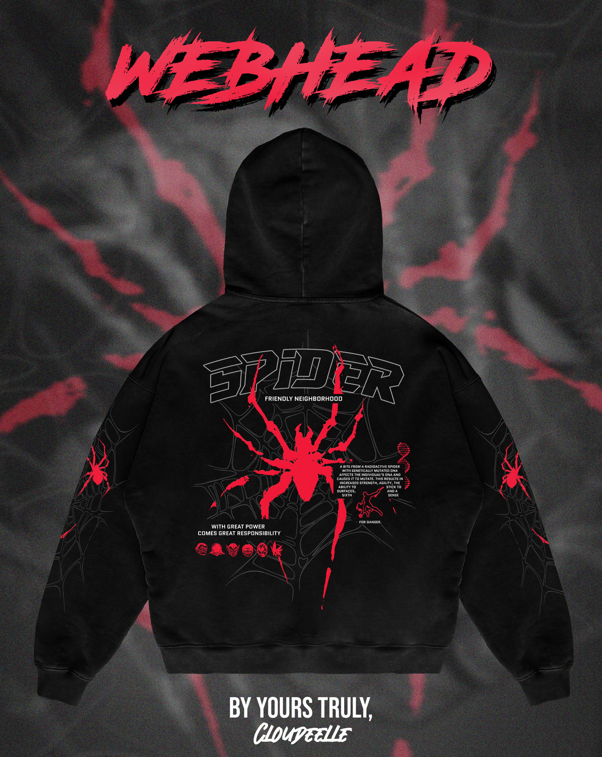 "Webhead" - Oversized Hoodie