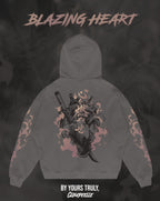 "Blazing Heart" - Oversized Hoodie