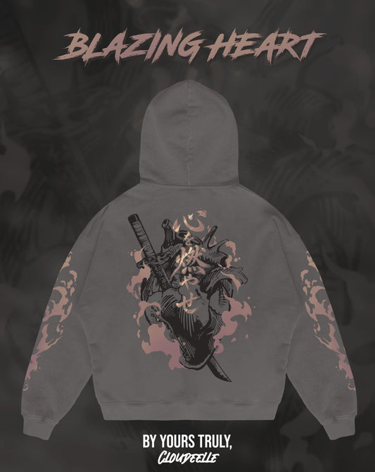 "Blazing Heart" - Oversized Hoodie