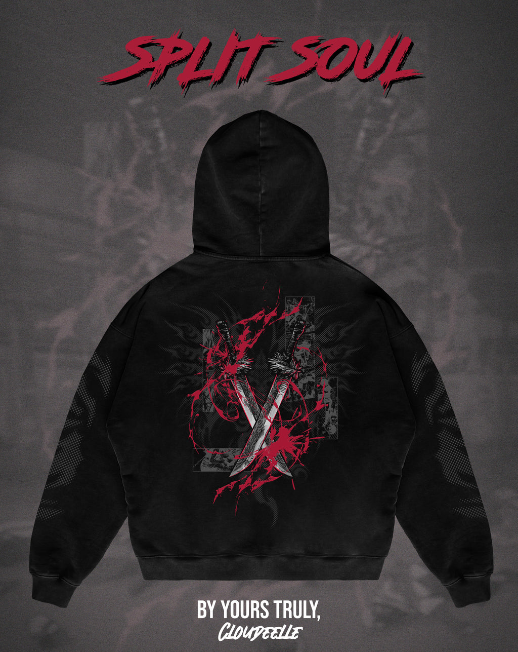 "Split Soul" - Oversized Hoodie