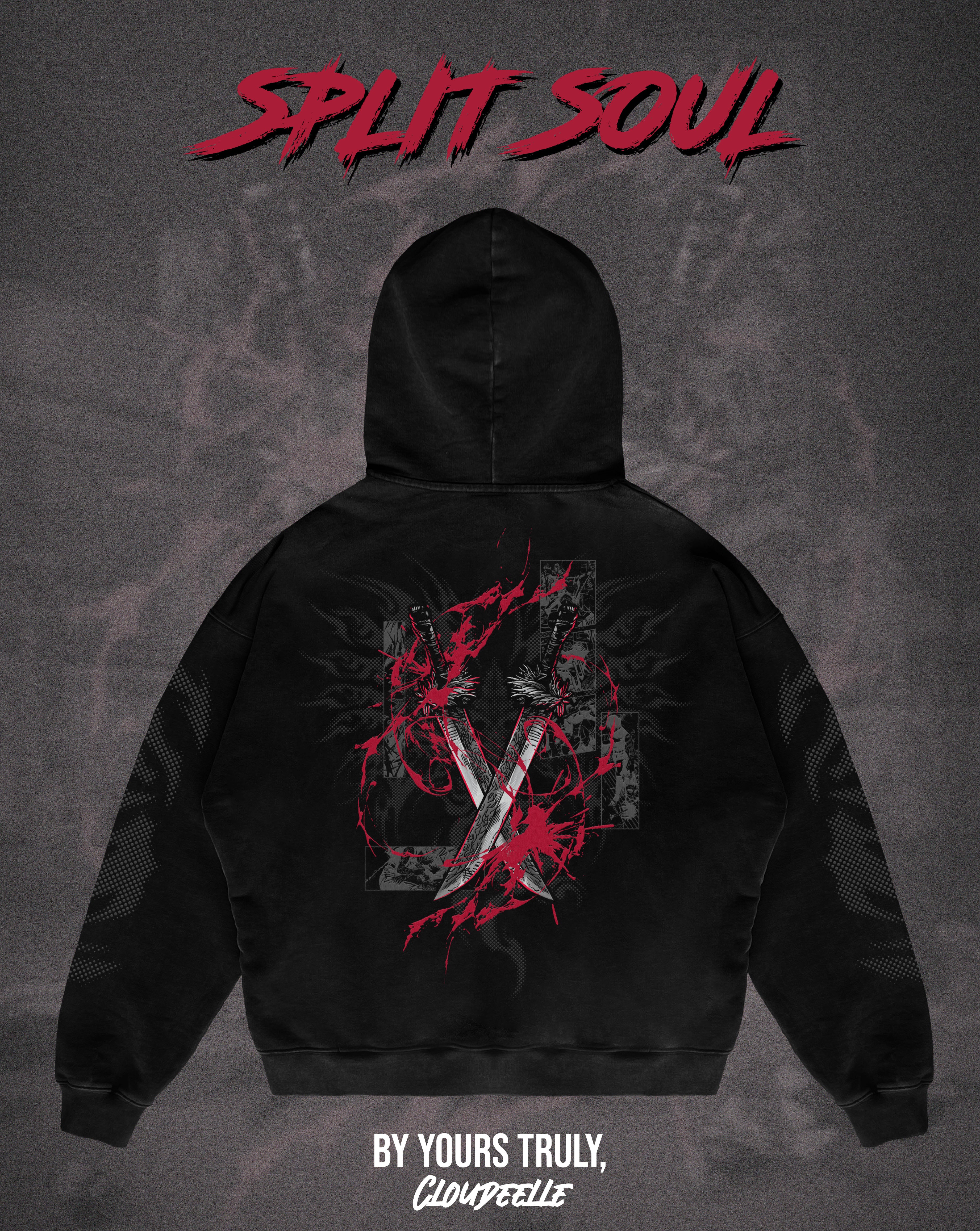 "Split Soul" - Oversized Hoodie