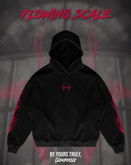 "Flowing Scale" - Oversized Hoodie