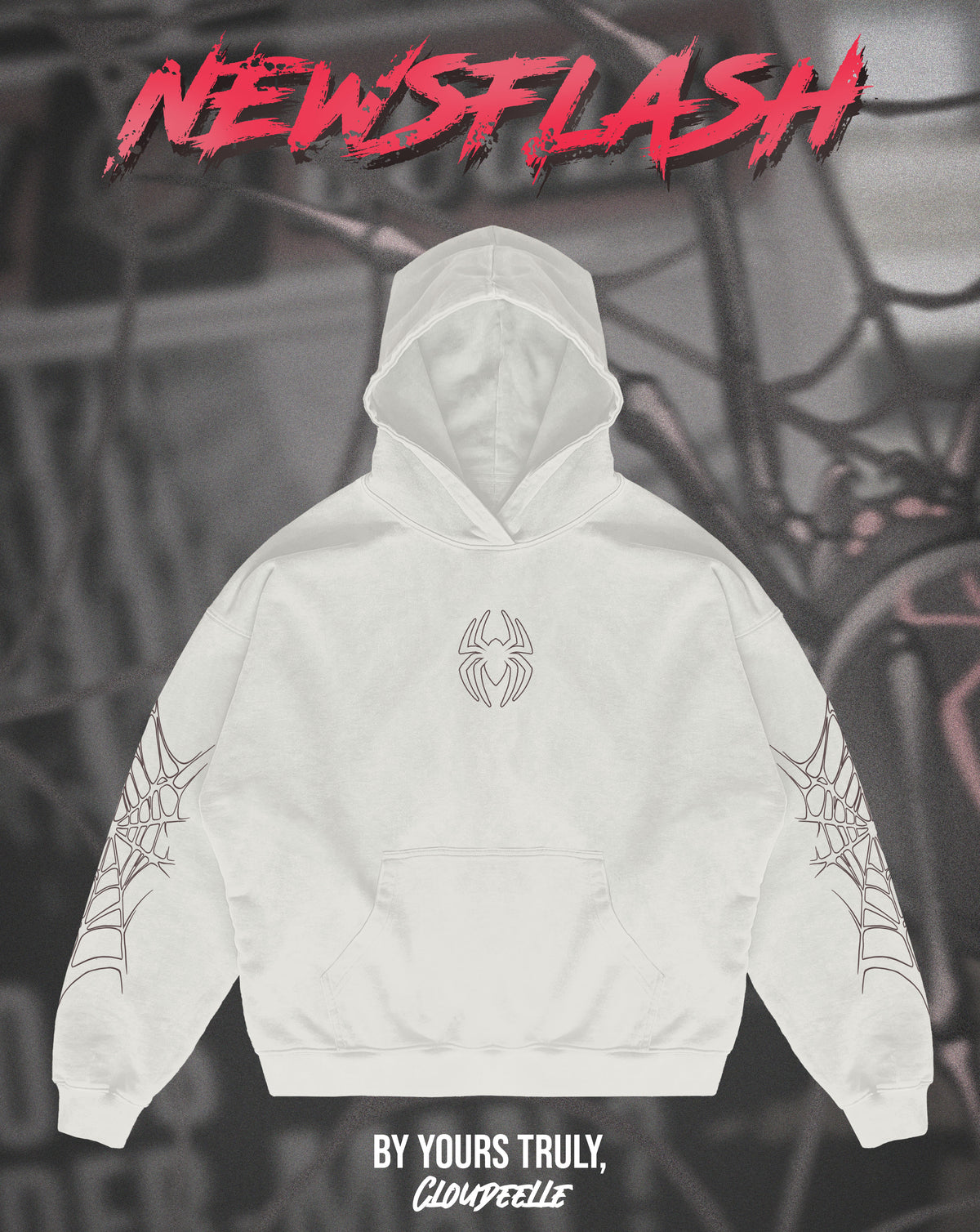 "Newsflash" - Oversized Hoodie