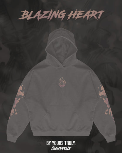"Blazing Heart" - Oversized Hoodie