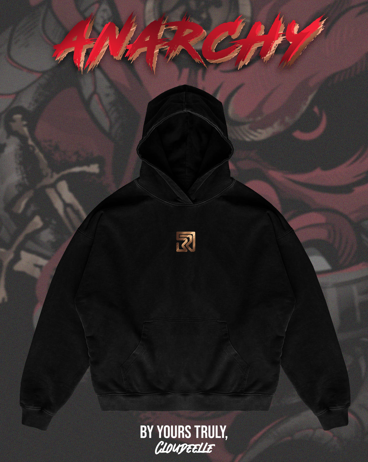 "Anarchy" - Oversized Hoodie